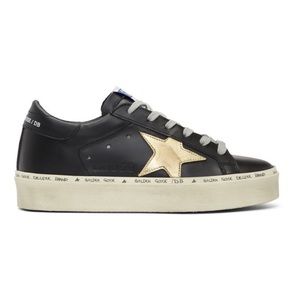 Golden Goose Black Hi Star Platform Sneakers GGDB 38